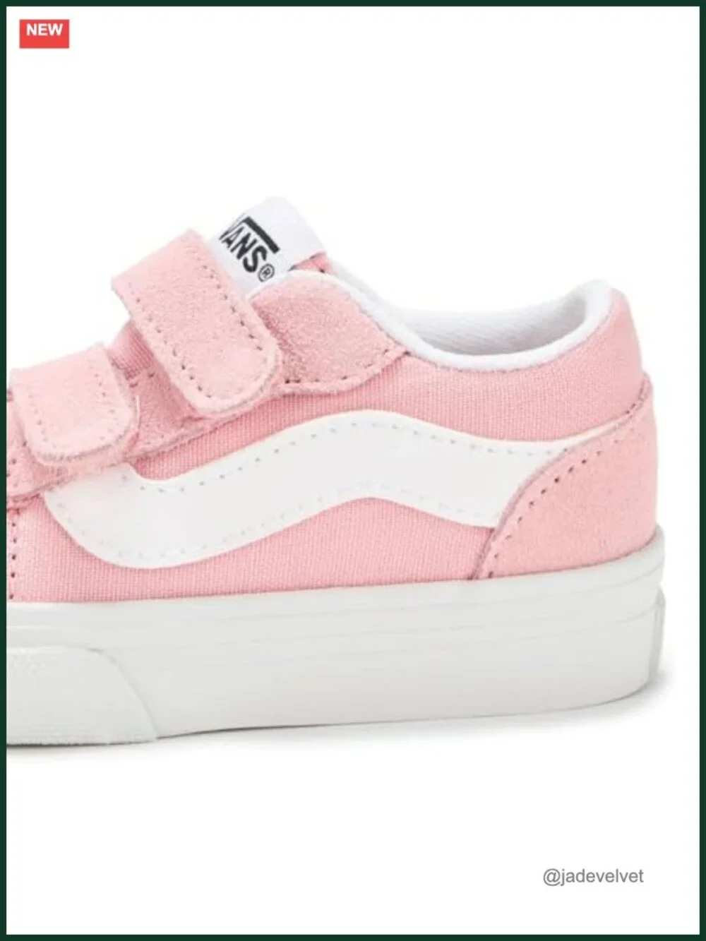 Kids' Low Top Hook & Loop Sneakers with Sidestripe